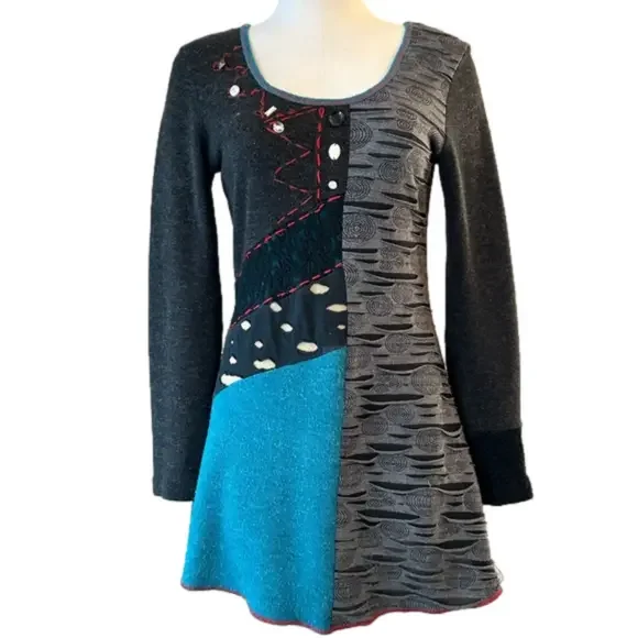 Point Zero Tunic Sweater/Medium - Picture 1 of 9